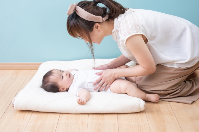 赤ちゃんのストレッチ